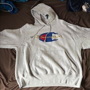 Champion Gray Hoodie for Men